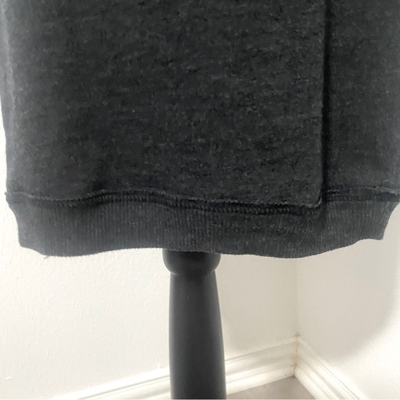 Converse One Star Women’s Tunic Sweatshirt Dress Charcoal Gray Size XS Y2K EUC - Picture 3 of 8